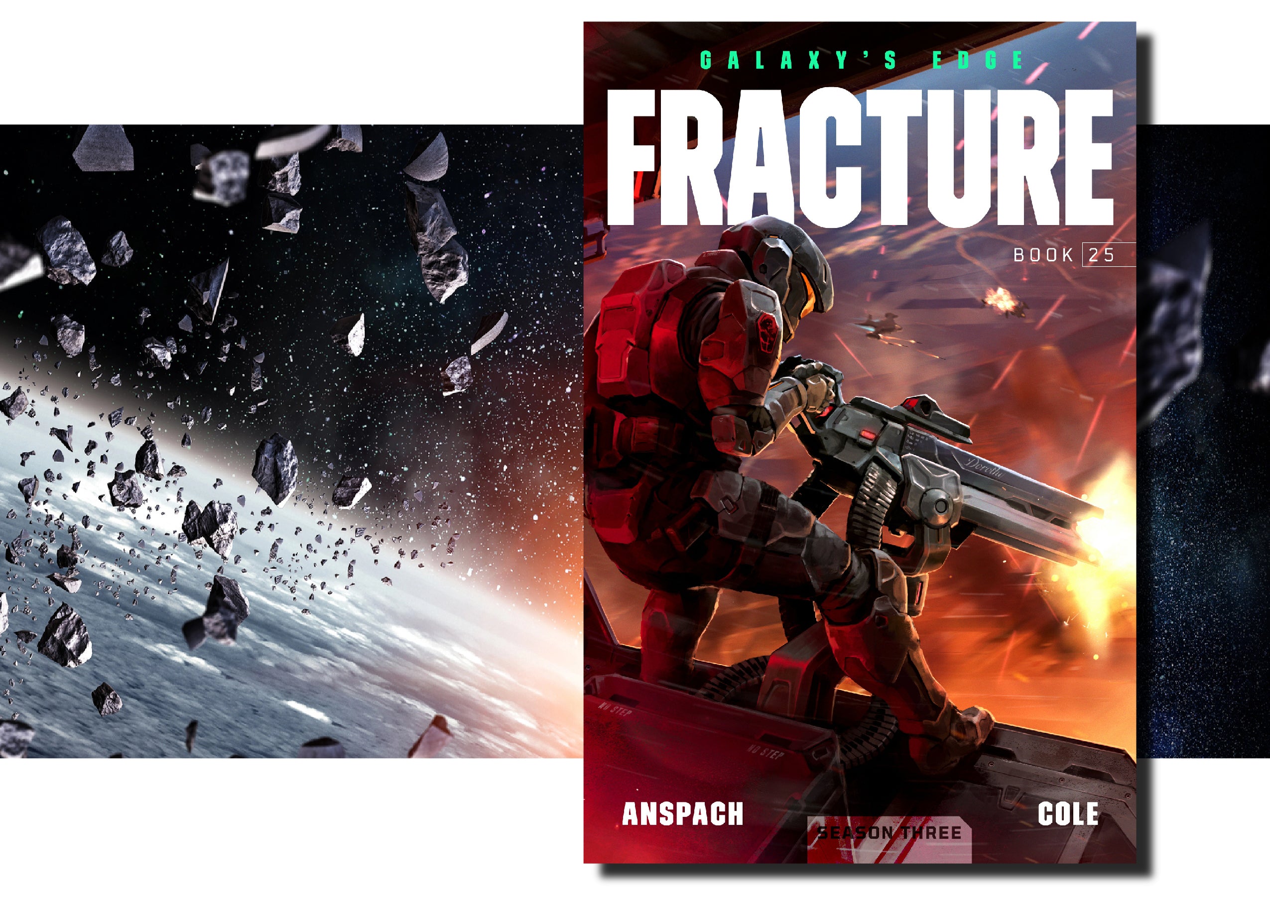 Fracture  (Galaxy's Edge, S3 Book 3) Signed Hardcover
